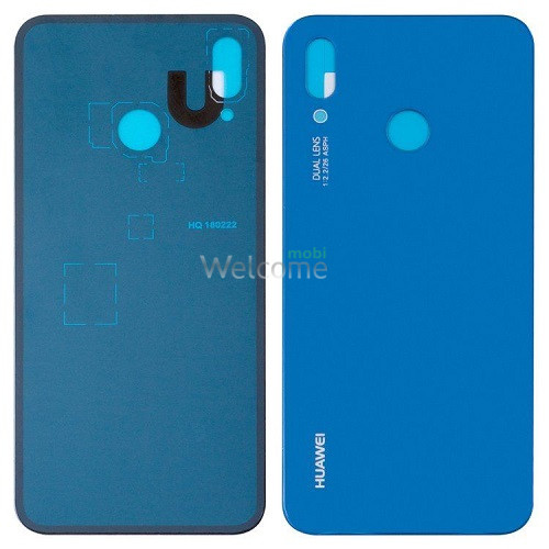 Задняя крышка Huawei P20 Lite 2018,Nova 3e blue (Original PRC)