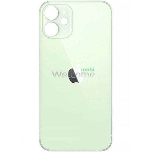 Задняя крышка (стекло) iPhone 12 green (big hole)
