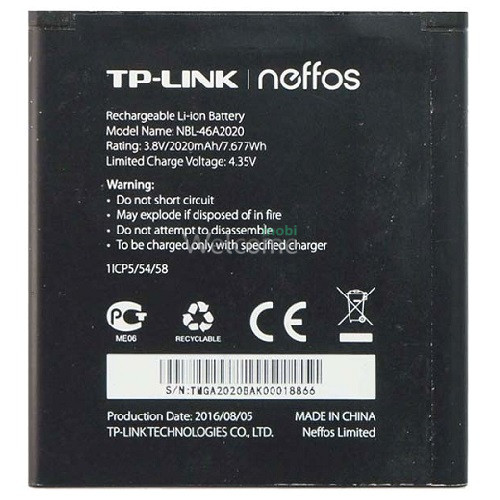 АКБ TP-Link Neffos Y5L/Neffos Y50 (NBL-46A2020) (AAAA)