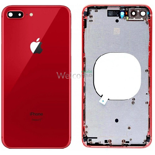 Корпус iPhone 8 Plus red (оригинал) A+