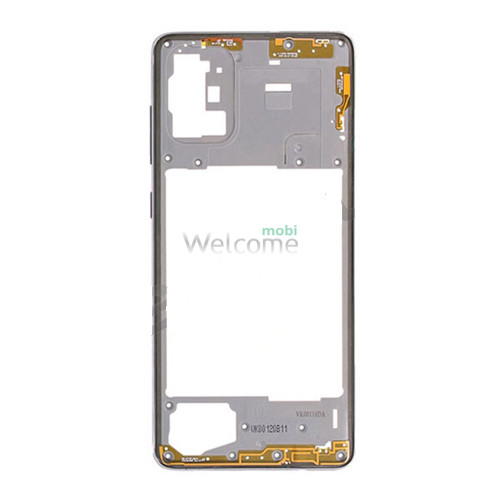 Середня частина корпусу Samsung A715 Galaxy A71 (2020) silver