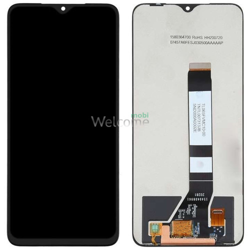 Дисплей Xiaomi Poco M3,Redmi 9T в сборе с сенсором Power Black Original PRC