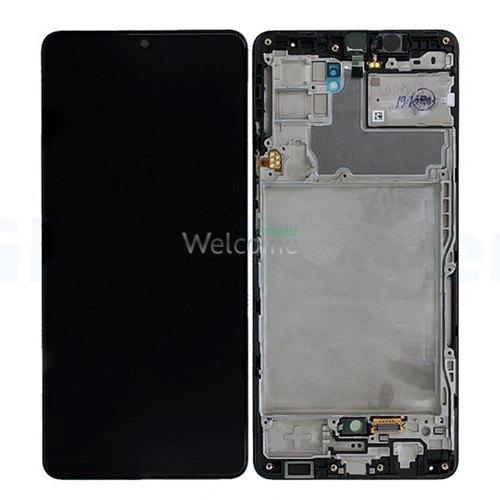 Дисплей Samsung SM-A426/M426 Galaxy A42/M42 5G (2021) в зборі з сенсором та рамкою black service orig