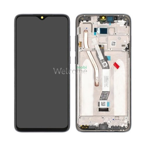 LCD Xiaomi Redmi Note 8 Pro Mineral Grey with touchscreen and frame