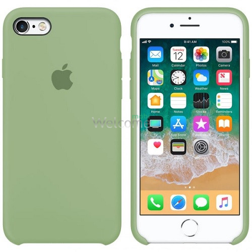 Silicone case for iPhone 6,6S ( 1) mint