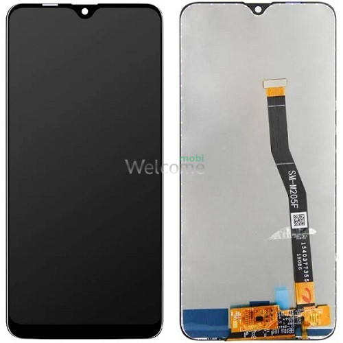 Дисплей Samsung SM-M205F Galaxy M20 (2019) в зборі з сенсором black (оригінал переклей)