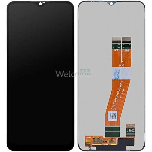 Дисплей Samsung SM-A025F/M025 Galaxy A02s/M02s (2021) в зборі з сенсором black TFT (160,5x72мм)