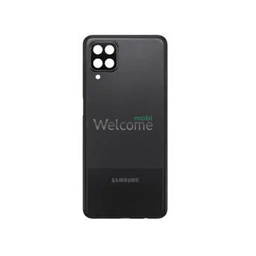 Задняя крышка Samsung A125 Galaxy A12 2020 black (со стеклом камеры)