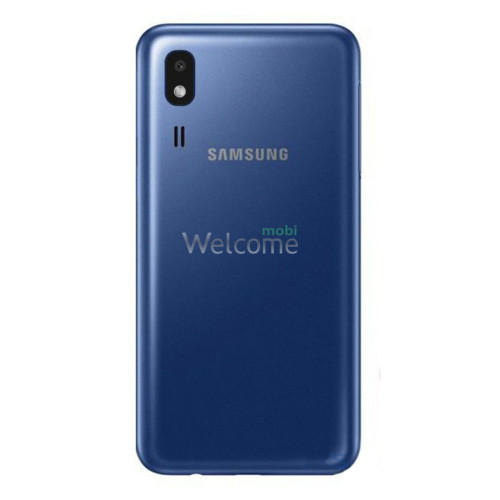 Задня кришка Samsung A260 Galaxy A2 Core 2019 blue (зі склом камери)