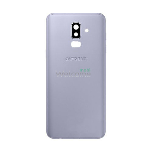 Задня кришка Samsung J810 Galaxy J8 2018 lavender (зі склом камери)