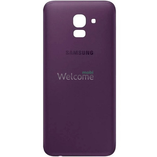 Задня кришка Samsung J600 Galaxy J6 2018 purple (зі склом камери)