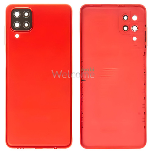 Задняя крышка Samsung A125 Galaxy A12 2020 red (со стеклом камеры)