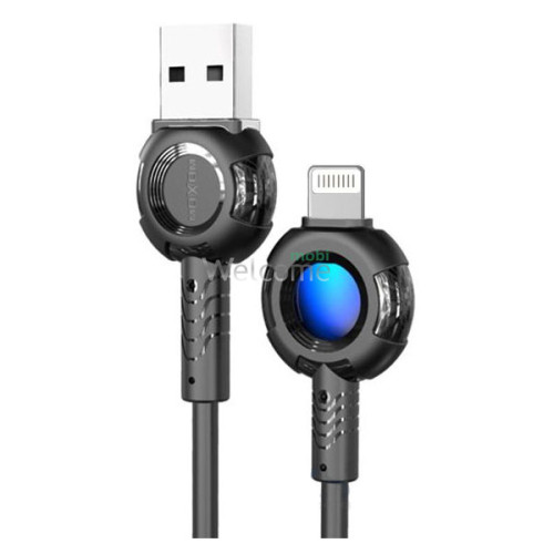 USB кабель Lightning MOXOM MX-CB72, 2.4A 1м чорний