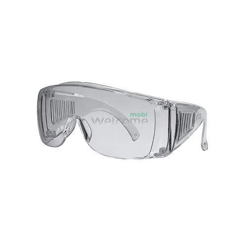 Захисні окуляри прозорі, стійкі до подряпин, для монтажних та слюсарних робіт