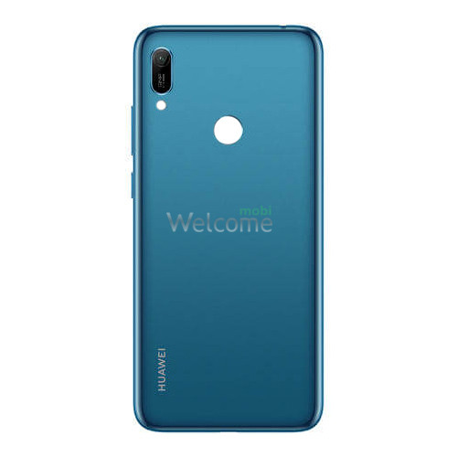 Задня кришка Huawei Y6 2019/Y6 Prime 2019 blue (з вирізом, зі склом камери)