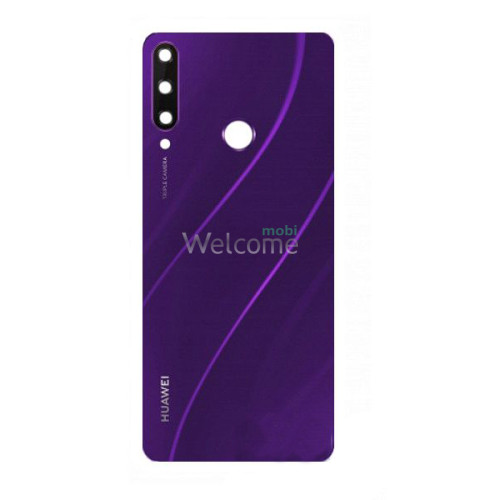 Задняя крышка Huawei Y6P 2020 purple (со стеклом камеры)