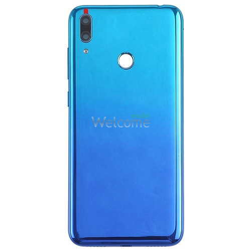 Задня кришка Huawei Y7 2019/Y7 Prime 2019 blue (зі склом камери)