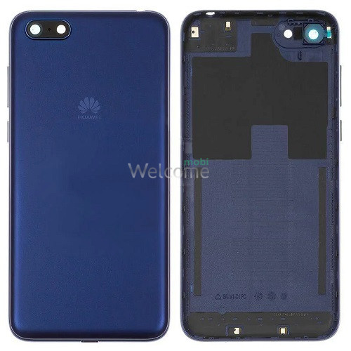 Задня кришка Huawei Y5 2018/Y5 Prime 2018 blue (зі склом камери)