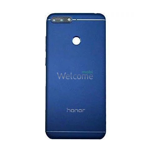 Задня кришка Huawei Y6 Prime 2018/Honor 7A Pro blue (зі склом камери)
