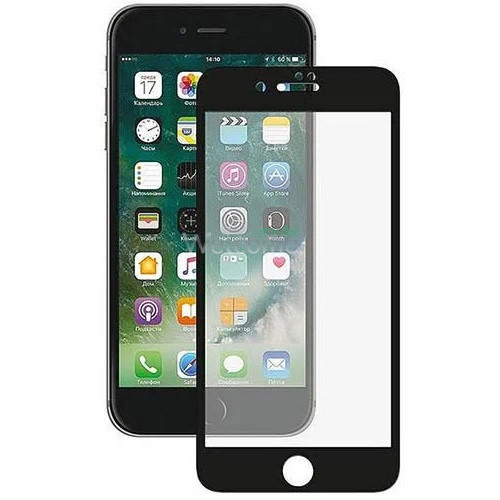 Стекло iPhone 7,8,SE 2020 4.7 MOXOM FS черное 