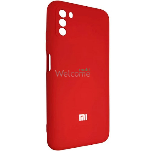 Чохол Xiaomi Poco M3 Silicone case (red)