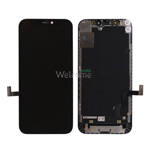 Дисплей iPhone 12 mini в зборі з сенсором та рамкою black (RJ in-cell TFT)