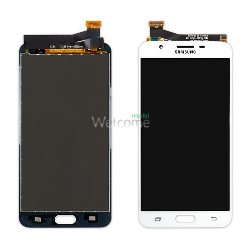 Дисплей Samsung SM-G610F Galaxy J7 Prime (2016) в зборі з сенсором white service orig