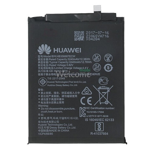 АКБ Huawei P Smart Plus,Mate 10 Lite,Honor 7X,Nova 2 Plus (HB356687ECW) (оригинал 100%, тех. упаковка)