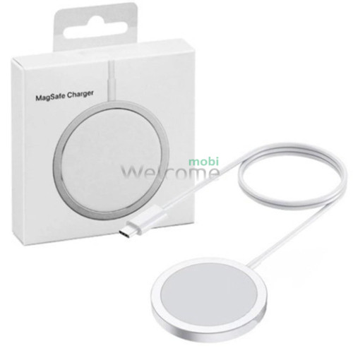 Бездротовий зарядний пристрій Apple A2140 MagSafe Charger 15W Type-C, white (без лого)