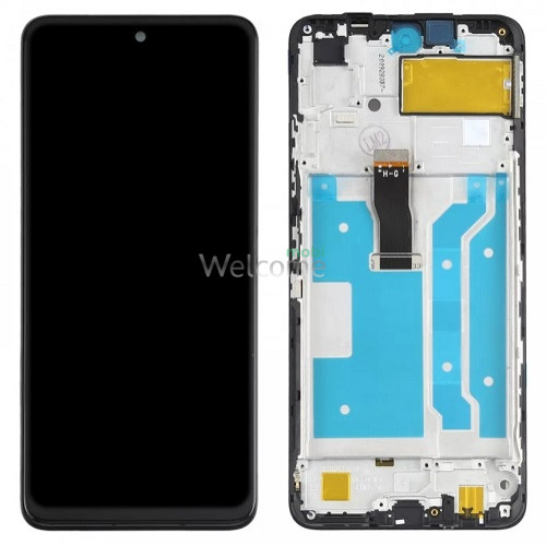 Дисплей Huawei P Smart 2021/Honor 10X Lite/Y7a в зборі з сенсором та рамкою black
