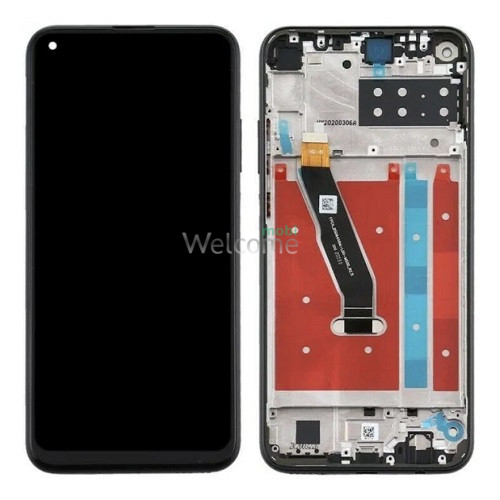 Дисплей Huawei P40 Lite E/Y7p 2020/Honor 9C/Honor Play 3 в зборі з сенсором та рамкою black