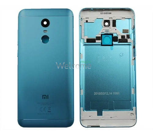 Задняя крышка Xiaomi Redmi 5 blue (со стеклом камеры) (Original PRC)