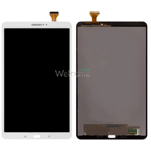 Дисплей до планшету Samsung T580/T585 Galaxy Tab A 10.1 2016 в зборі з сенсором white (оригінал переклей)