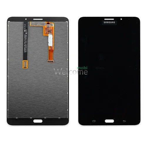 Дисплей к планшету Samsung T285 Galaxy Tab A 7.0 LTE в сборе с сенсором black (снятый оригинал)