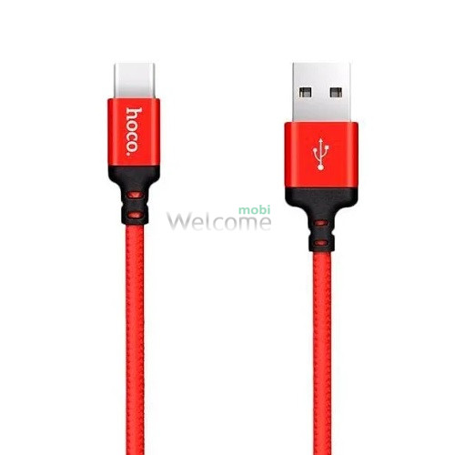USB кабель HOCO X14 Times Speed Type-C 3A 1m red