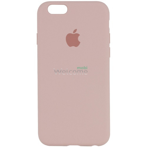 Silicone case for iPhone 6,6S (19) pink sand