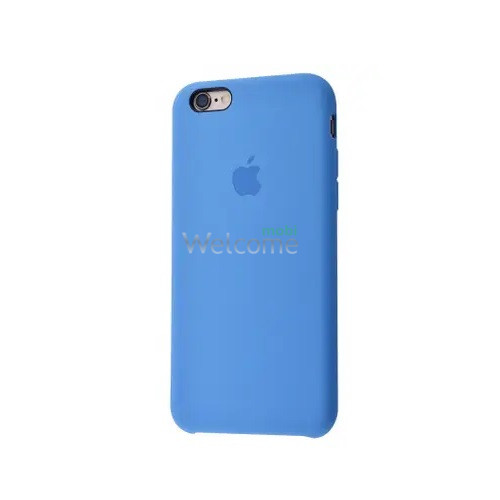 Silicone case for iPhone 6/6S (24) azure