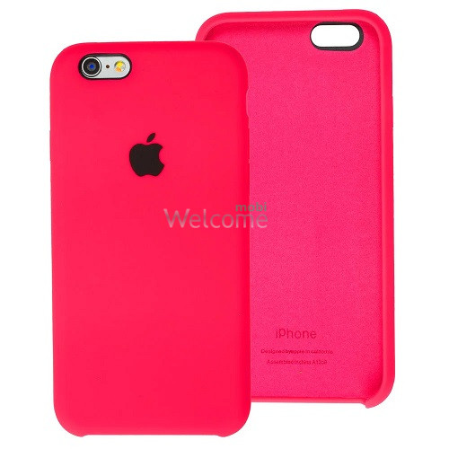 Silicone case for iPhone 6/6S (38) shiny pink
