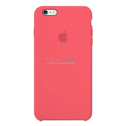 Silicone case for iPhone 6,6S (37) rose red