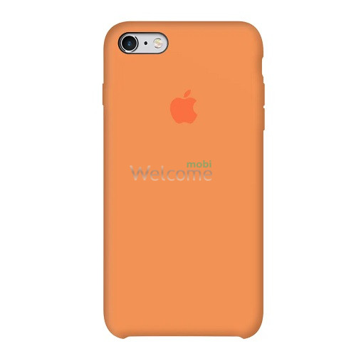 Silicone case for iPhone 6/6S (49) papaya