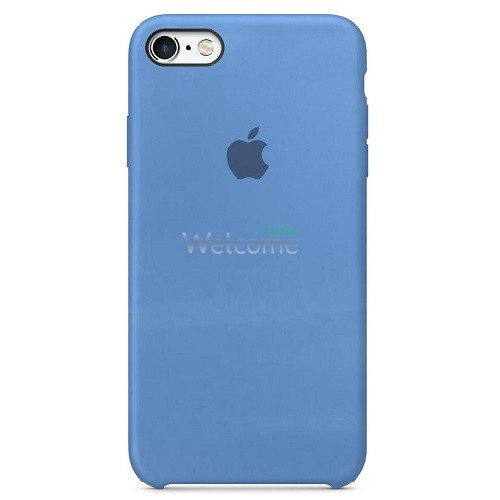 Silicone case for iPhone 6,6S (53) cornflower