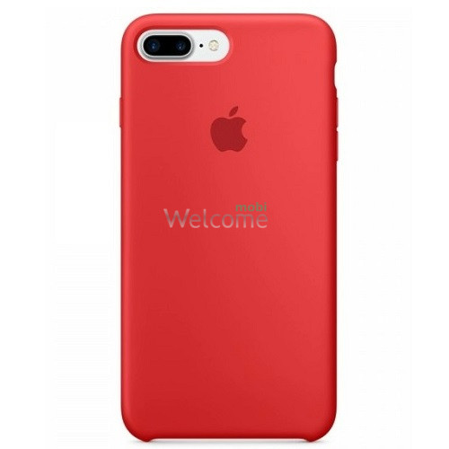 Silicone case for iPhone 7 Plus/8 Plus (14) red