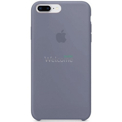 Silicone case for iPhone 7 Plus/8 Plus (28) lavender grey