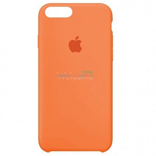 Silicone case for iPhone 7 Plus,8 Plus (49) papaya