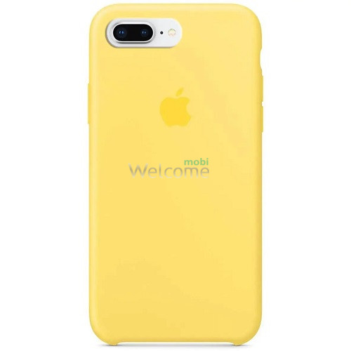 Silicone case for iPhone 7 Plus/8 Plus (50) canary yellow