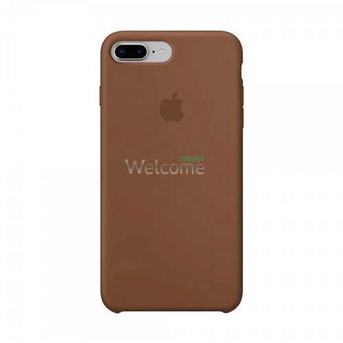 Silicone case for iPhone 7 Plus/8 Plus (33) brown