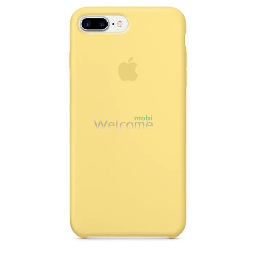Silicone case for iPhone 7 Plus/8 Plus (60) cream yellow