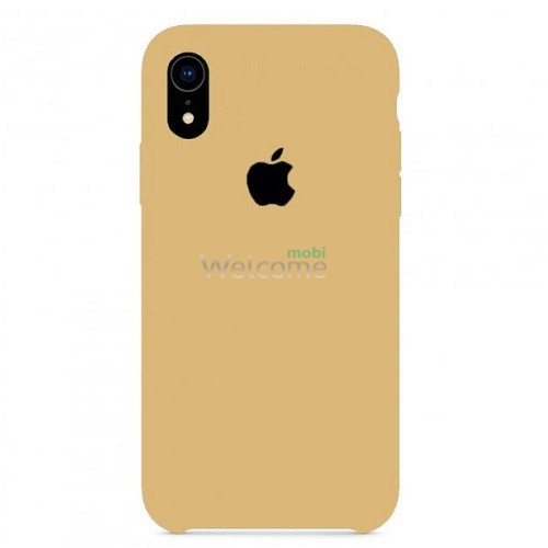 Silicone case for iPhone XR (29) gold