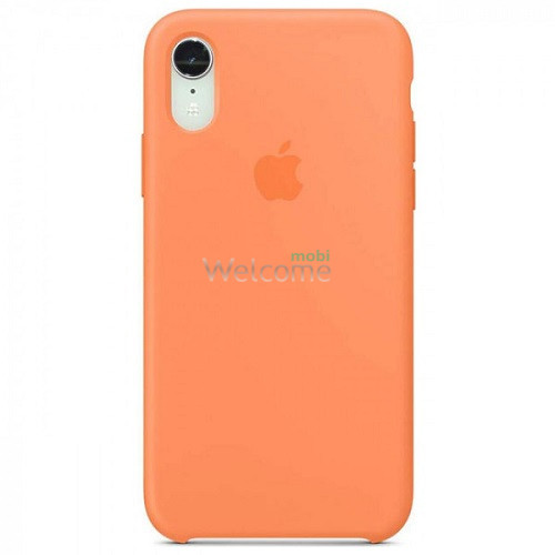 Silicone case for iPhone XR (49) papaya