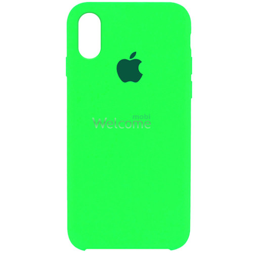 Silicone case for iPhone XR (32) green